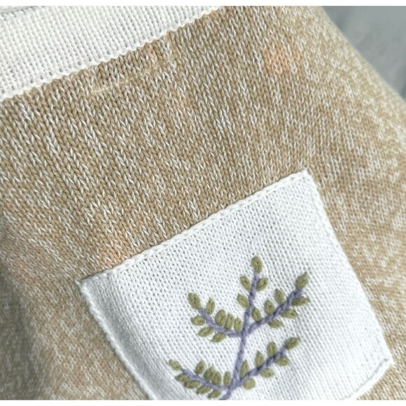 Vtg CJ Banks Hand Embroidered Garden Theme Sweater Vest Cottagecore PLUS Sz 1X - Picture 3 of 9